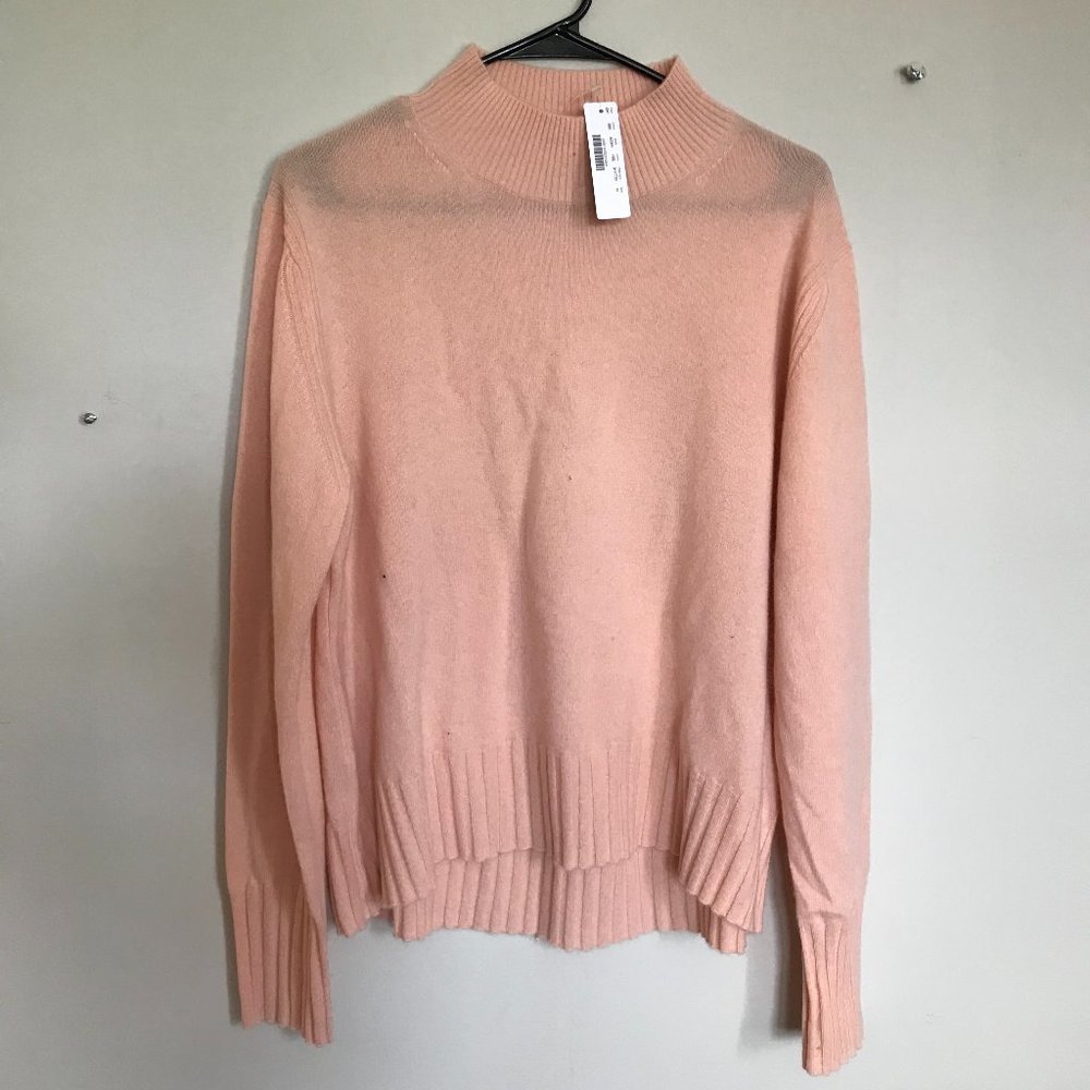 J. Crew Women's Cashmere Sweater - Pink - Size XL
